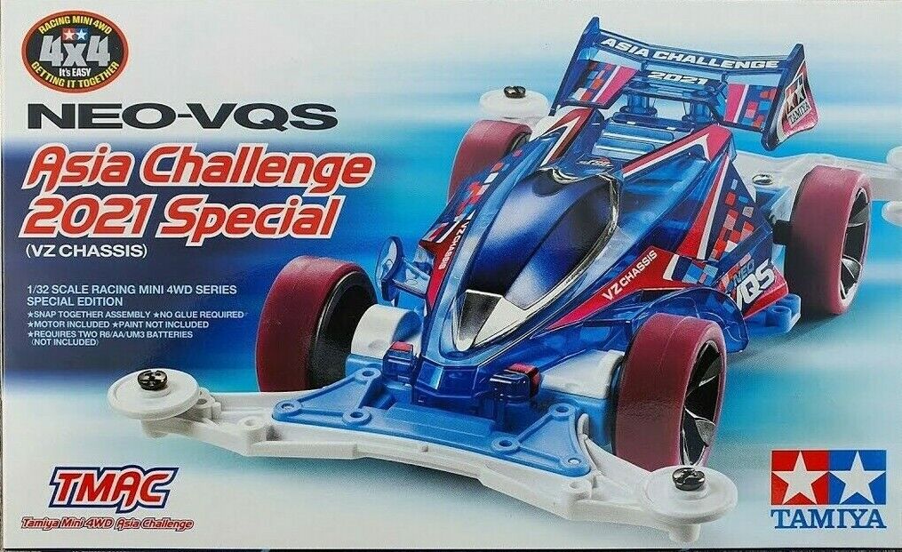 TAMIYA 1:32 RACING MINI 4WD - NEO-VQS (VS CHASSIS) ASIA CHALLENGE 2021 ART 95617