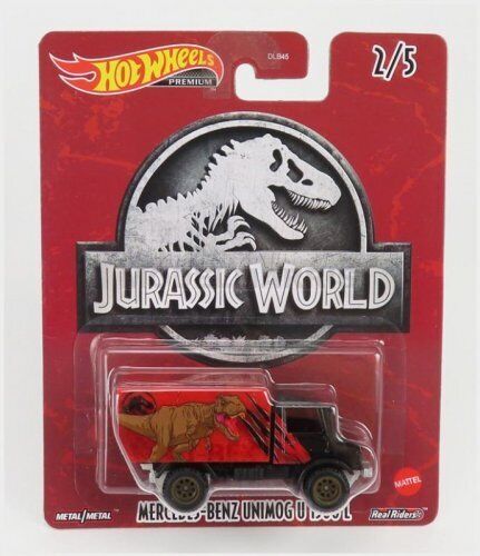 MATTEL HOT WHEELS DLB45-979Q-HCN97 MERCEDES BENZ - UNIMOG U1300L TRUCK - JURASSI
