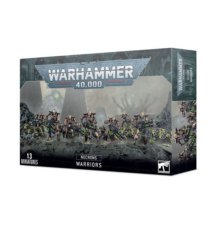 WARRIORS e scarabei NECRONS games workshop WARHAMMER 40K citadel 13 MINIATURE et