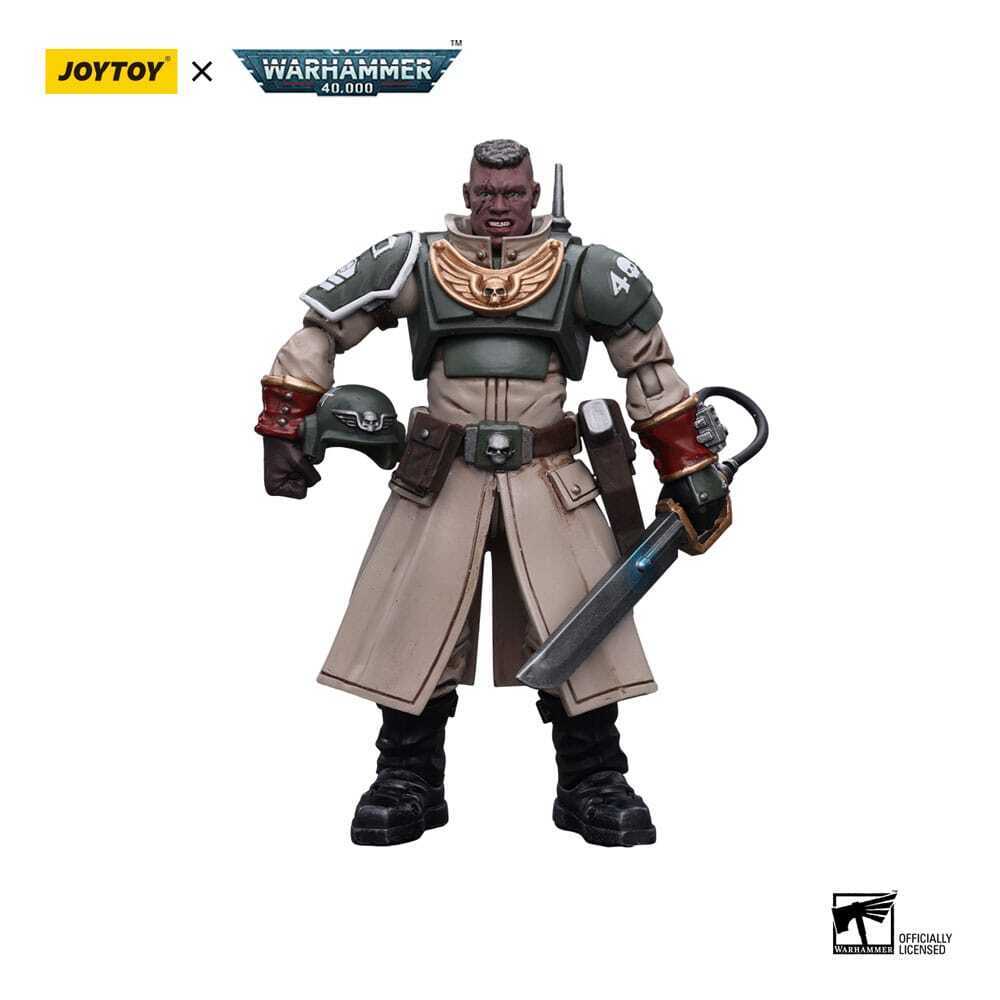 Warhammer 40k Action Figure 1/18 Astra Militarum Cadian Command Squad Command...