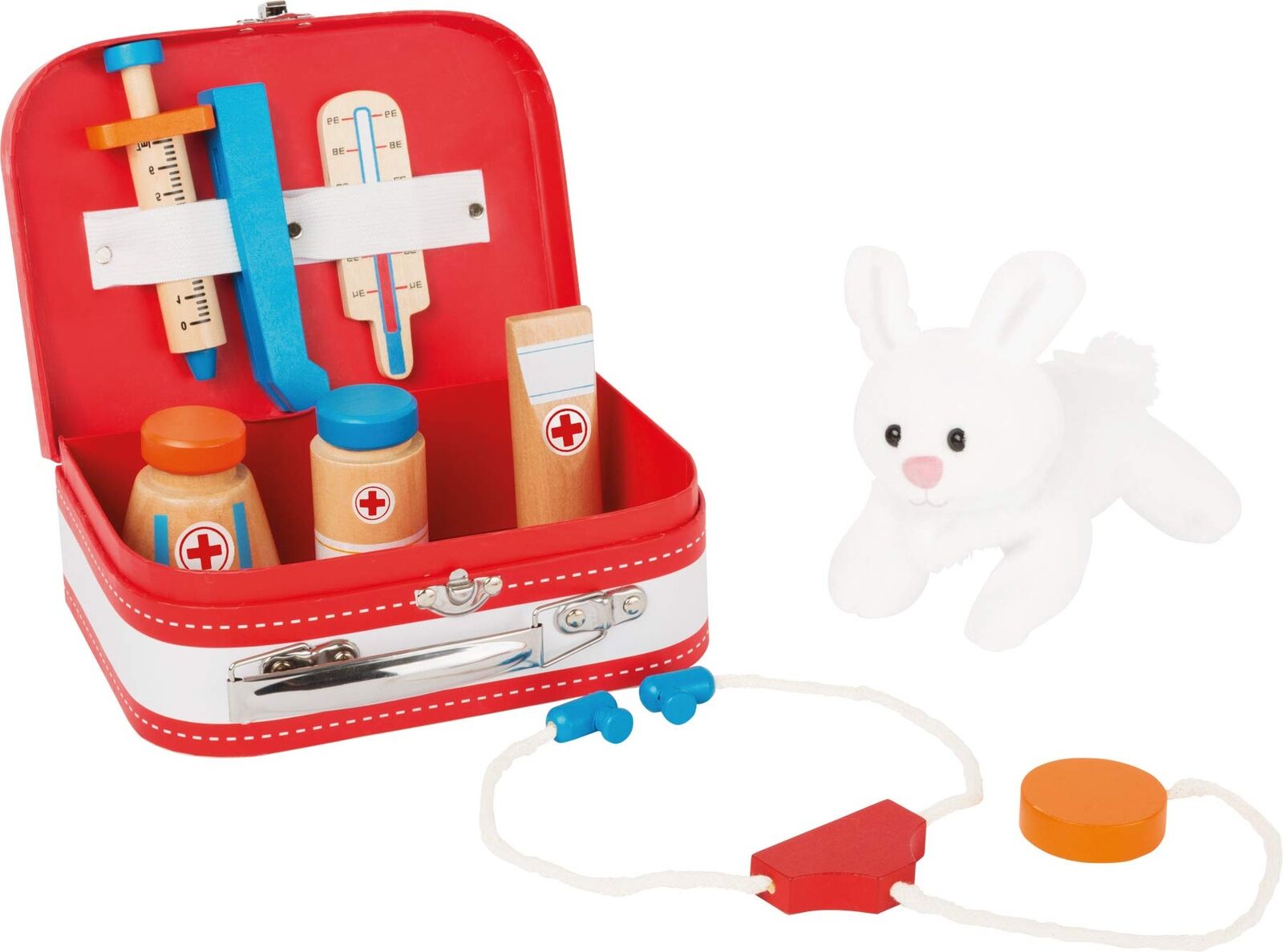 small foot 10864 "Veterinarian" wooden animal doctor's case, incl. accessories (