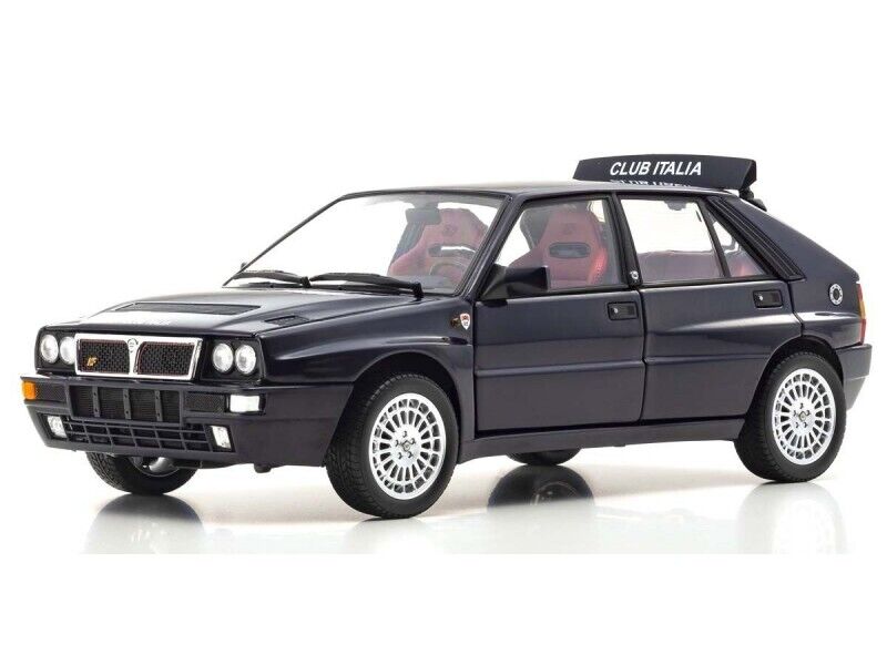 KYOSHO 1/18 Lancia Delta HF Integrale Club Italia blu scuro