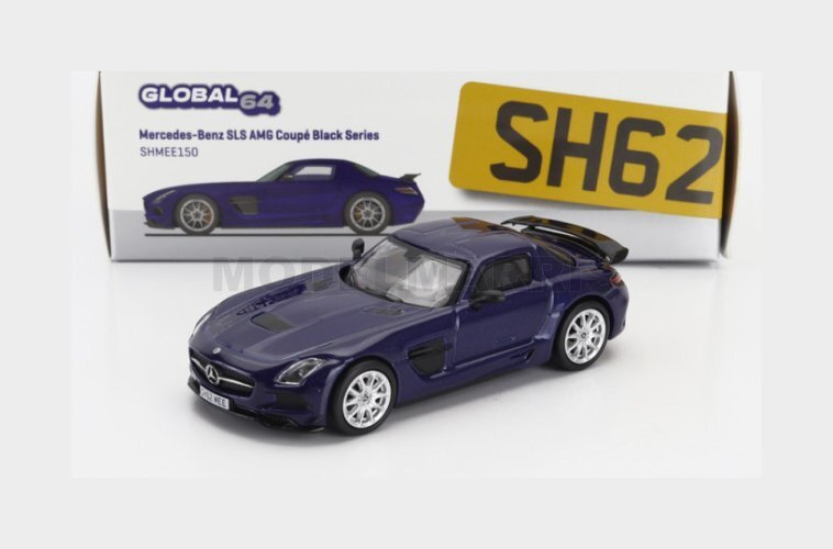 TARMAC T64G-027-SHMEE MERCEDES BENZ - SLS AMG BLACK SERIES 2020 - BLUE - 1/64