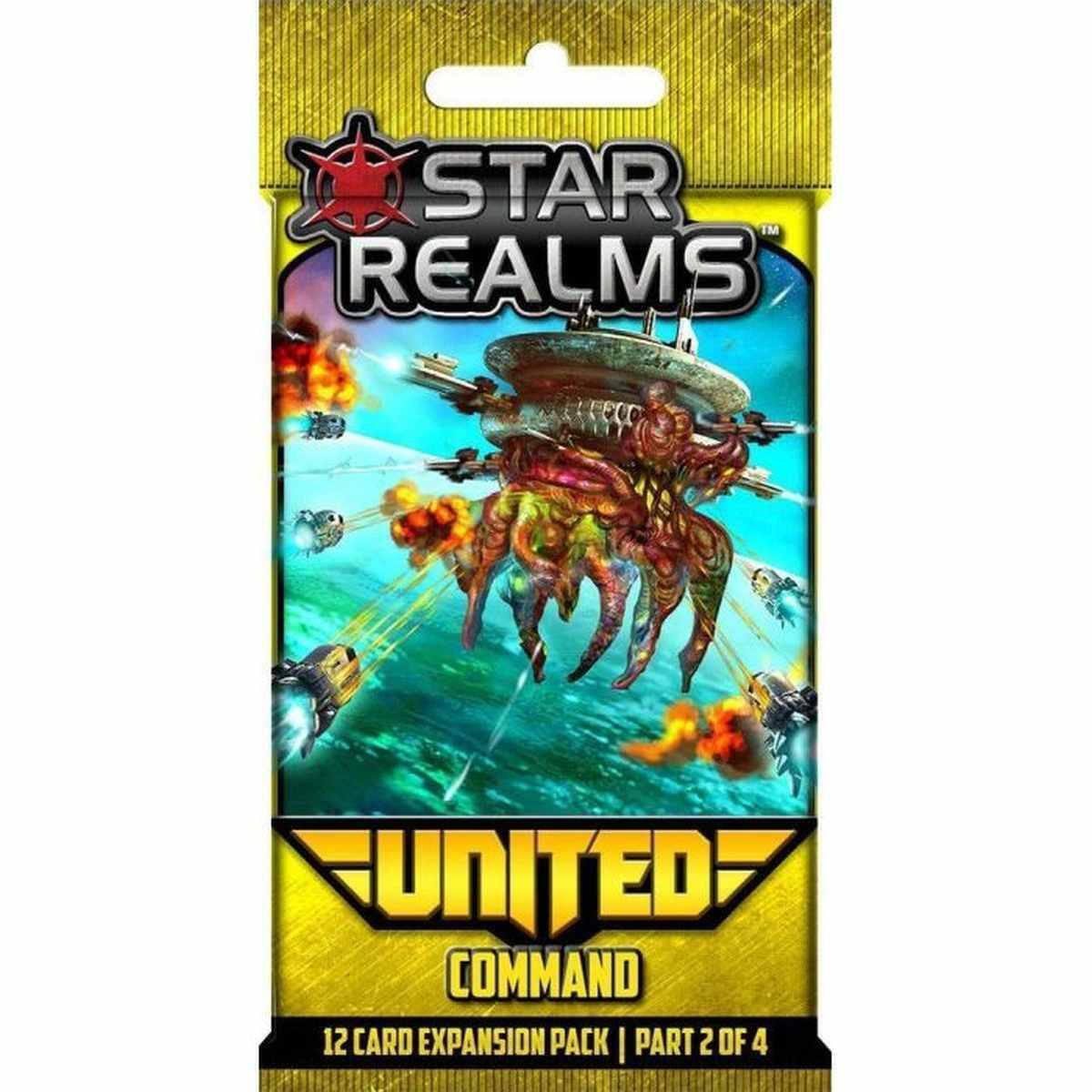 STAR REALMS - UNITED: Comando - Espansione Gioco di Carte Italiano DEVIR