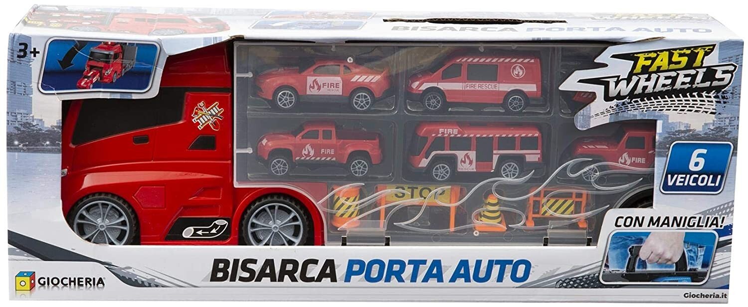 Giocheria GGI190001 Fast Wheels Bisarca Piccola con Maniglia