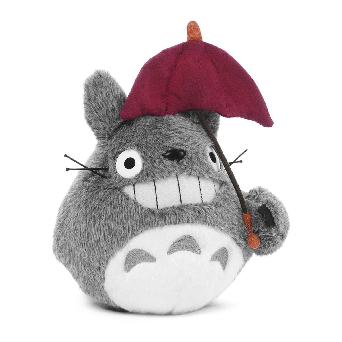Peluche My Neighbour Totoro Plush Totoro with Umbrella 15 cm Studio Ghibli Semic