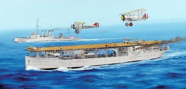 Uss Langley Cv-1 1:350 Plastic Model Kit TRUMPETER