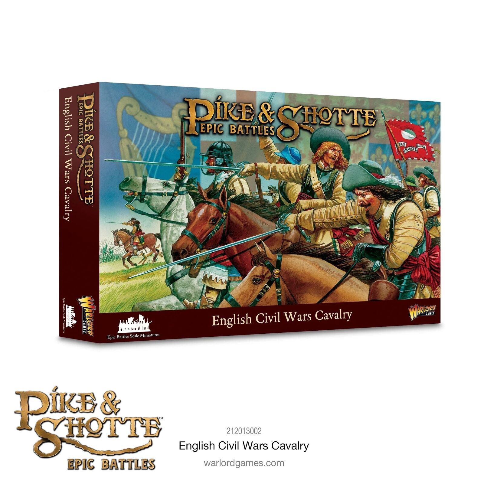 ENGLISH CIVIL WARS CAVALRY set di miniature PIKE & SHOTTE epic battles WARLORD G