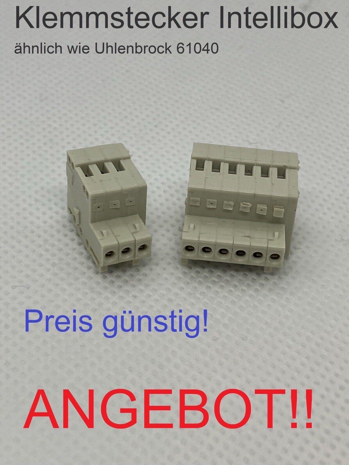 🟢 Set di connettori per Intellibox e Booster NUOVO simile a Uhlenbrock 61040