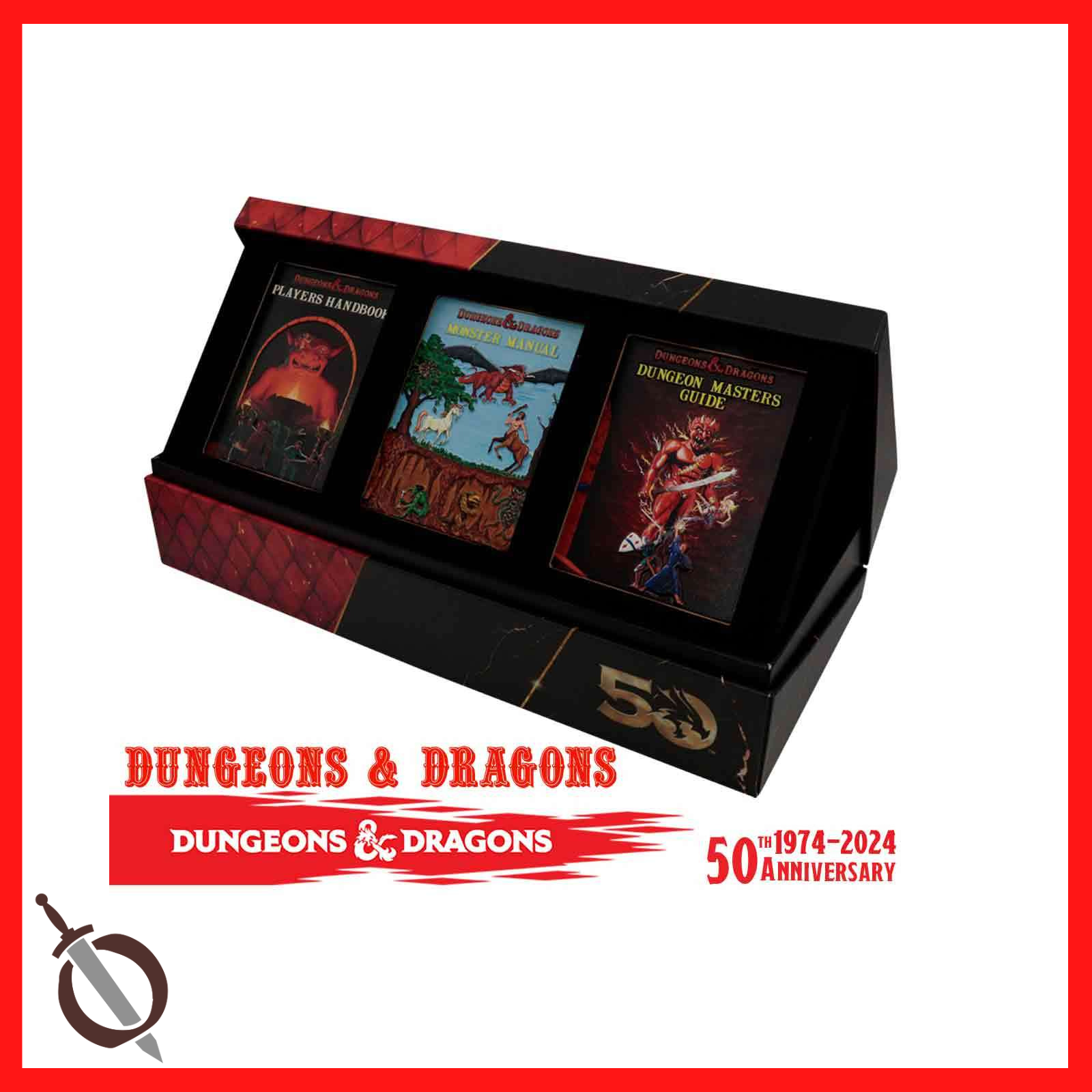 DUNGEONS & DRAGONS 50TH ANNIVERSARY 1TH EDITION BOOK COVER fanattik PREORDINE