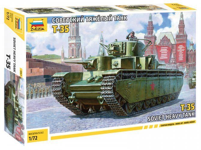 ZVEZDA 5061 1/72 Soviet Heavy Tank T-35