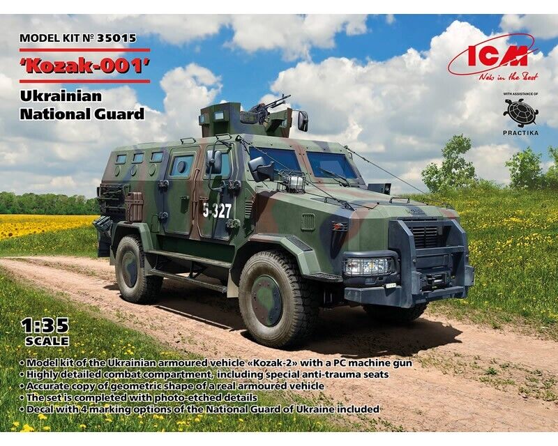 ICM 'Kozak-001' Ukrainian National Guard 1:35 35015 modellismo