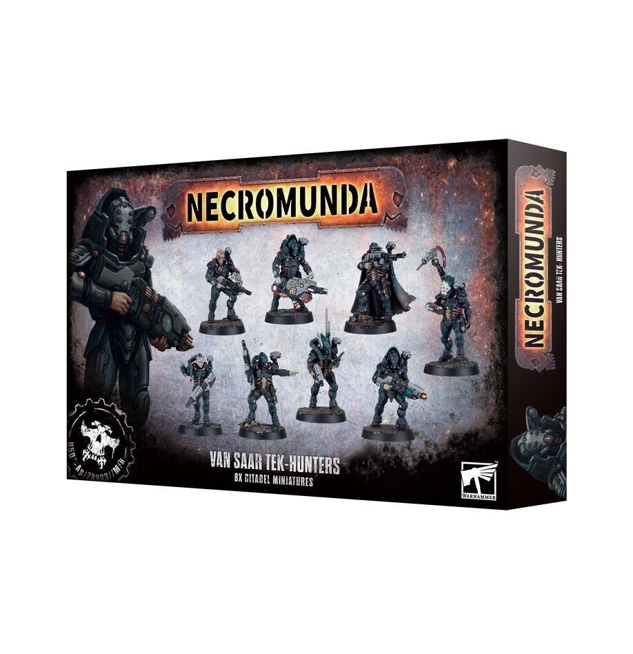 VAN SAAR TEK HUNTERS set di 8 miniature CITADEL warhammer NECROMUNDA età 12+