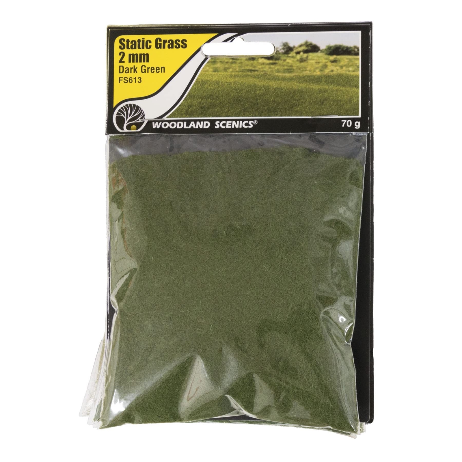Woodland Scenics 2mm Static Grass Dark Green