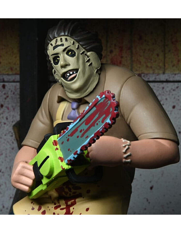 NECA TOONY TERRORS TEXAS CHAINSAW MASSACRE LEATHERFACE BLOODY 12 cm PVC FIGURE N