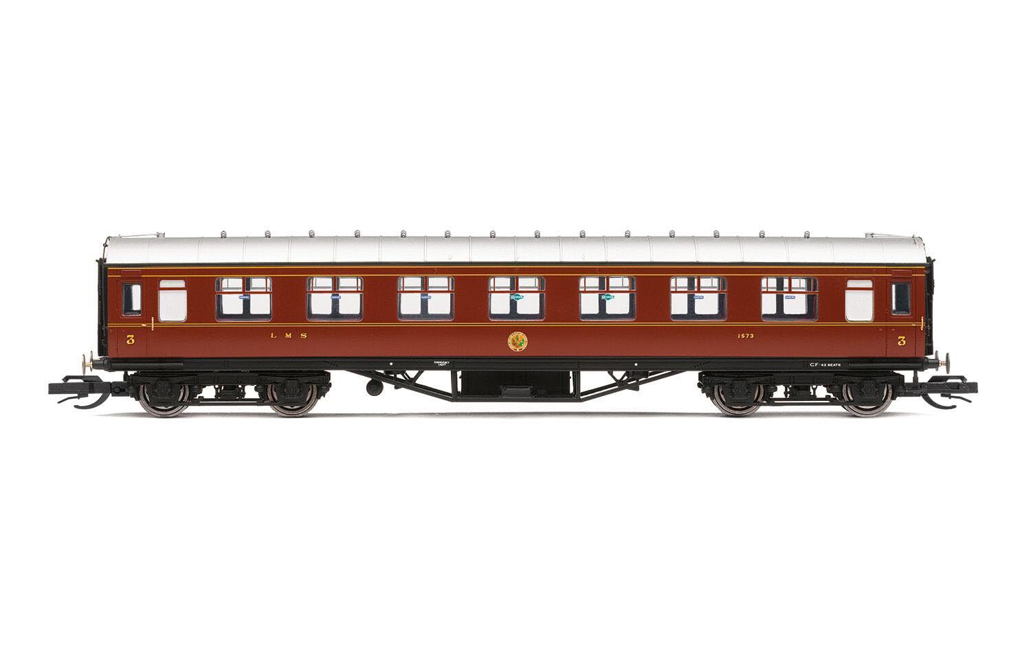Hornby TT, TT4008A, LMS 57' Corridoio Terzo, 1573 - Era 3, Ferrovia - Materiale
