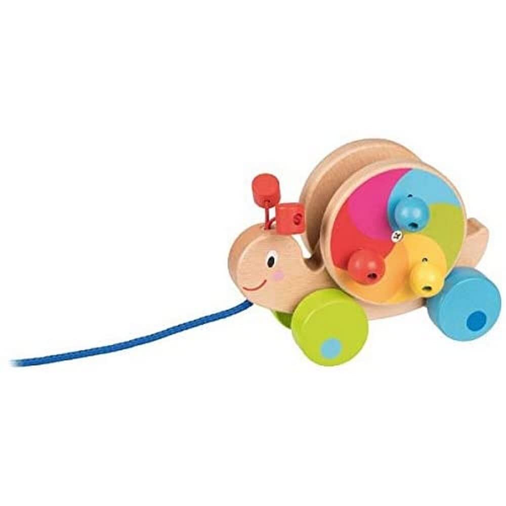 Goki 54900 Snail Drag Baby Balls, Multi-Coloured (Multi-Coloured)