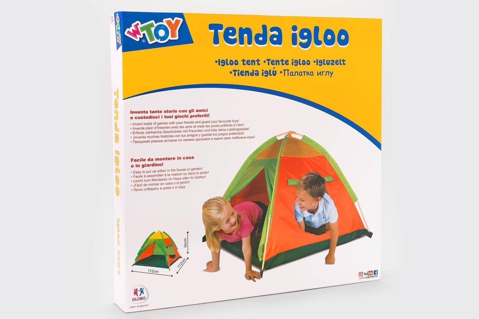 gioco tenda Igloo   112 x 112 x 94 cm GLOBO -