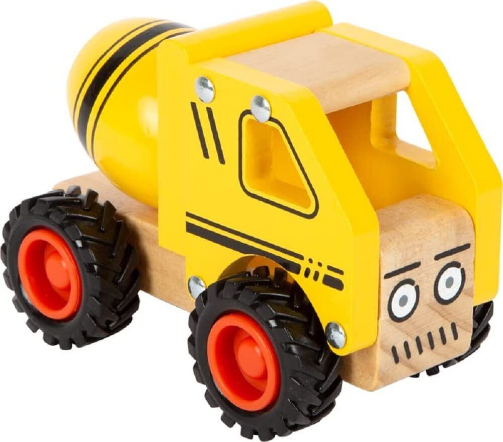 Small Foot Concrete Mixer, Children's Wooden Toy with Rubberised Wheels, from 18