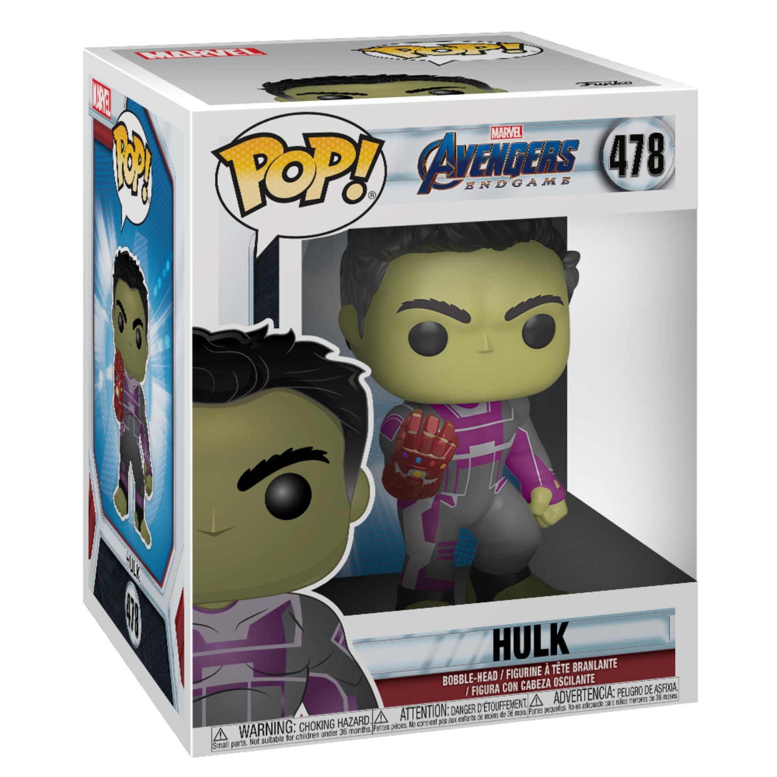 Funko Pop! Vinyl: Marvel Avengers Endgame-Hulk-6" - Figura in Vinile da Collezio