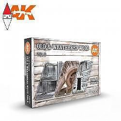 ACRILICO MODELLISMO AK INTERACTIVE OLD AND WEATHERED WOOD VOL 2