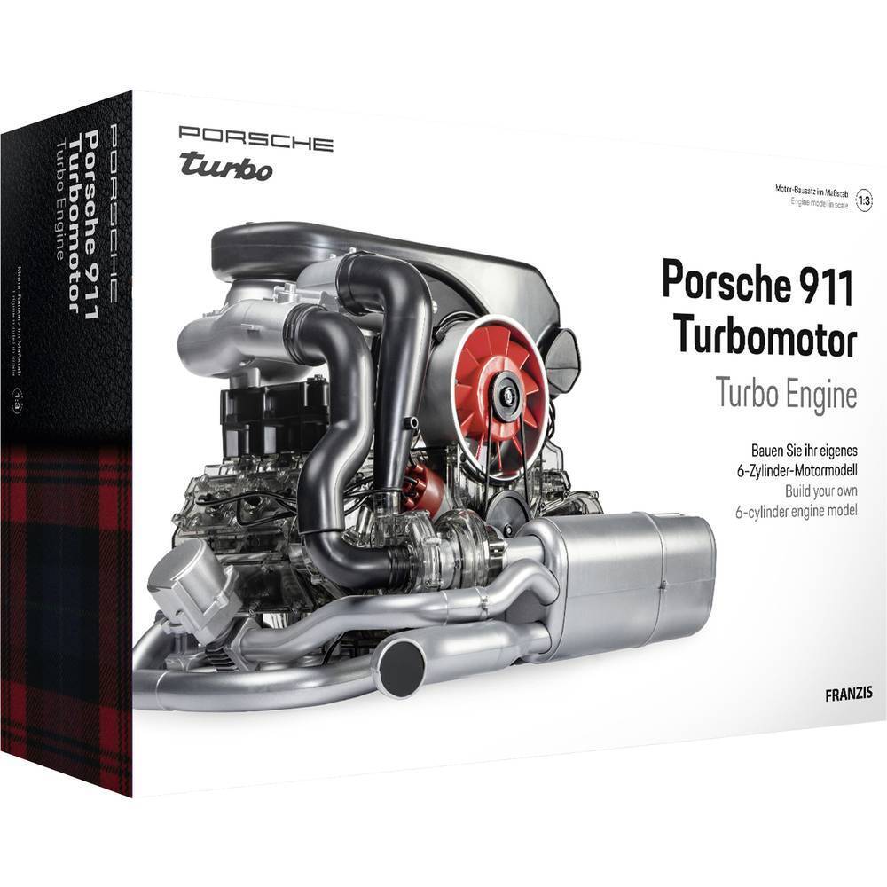 Franzis Verlag Porsche 911 Turbomotor 67250-6 Kit da costruire da 14 anni