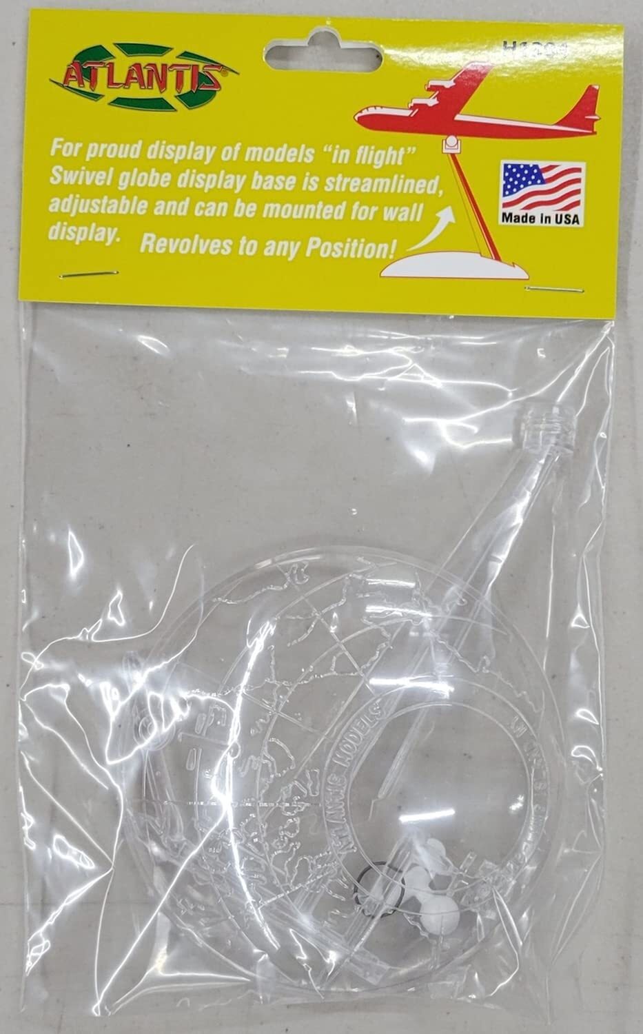 Atlantis Swivel Stand Bagged with Punched Header Card - Model Building Paints an