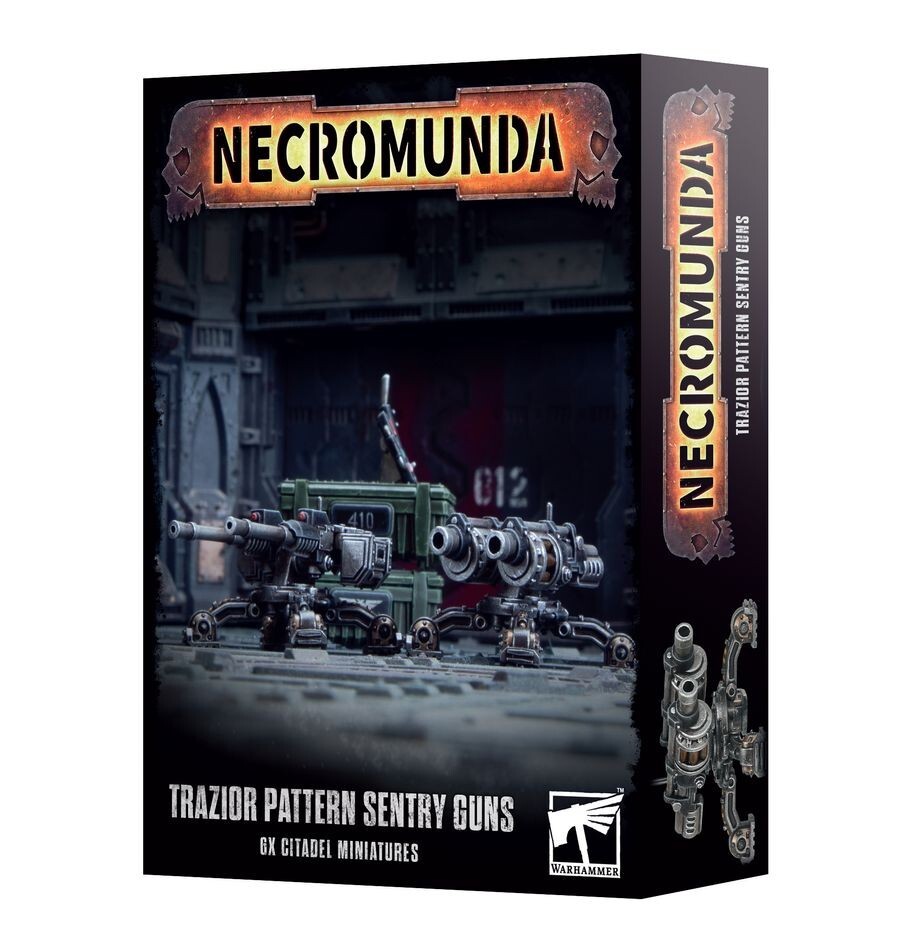 TRAZIOR PATTERN SENTRY GUNS set di 6 miniature CITADEL warhammer NECROMUNDA età