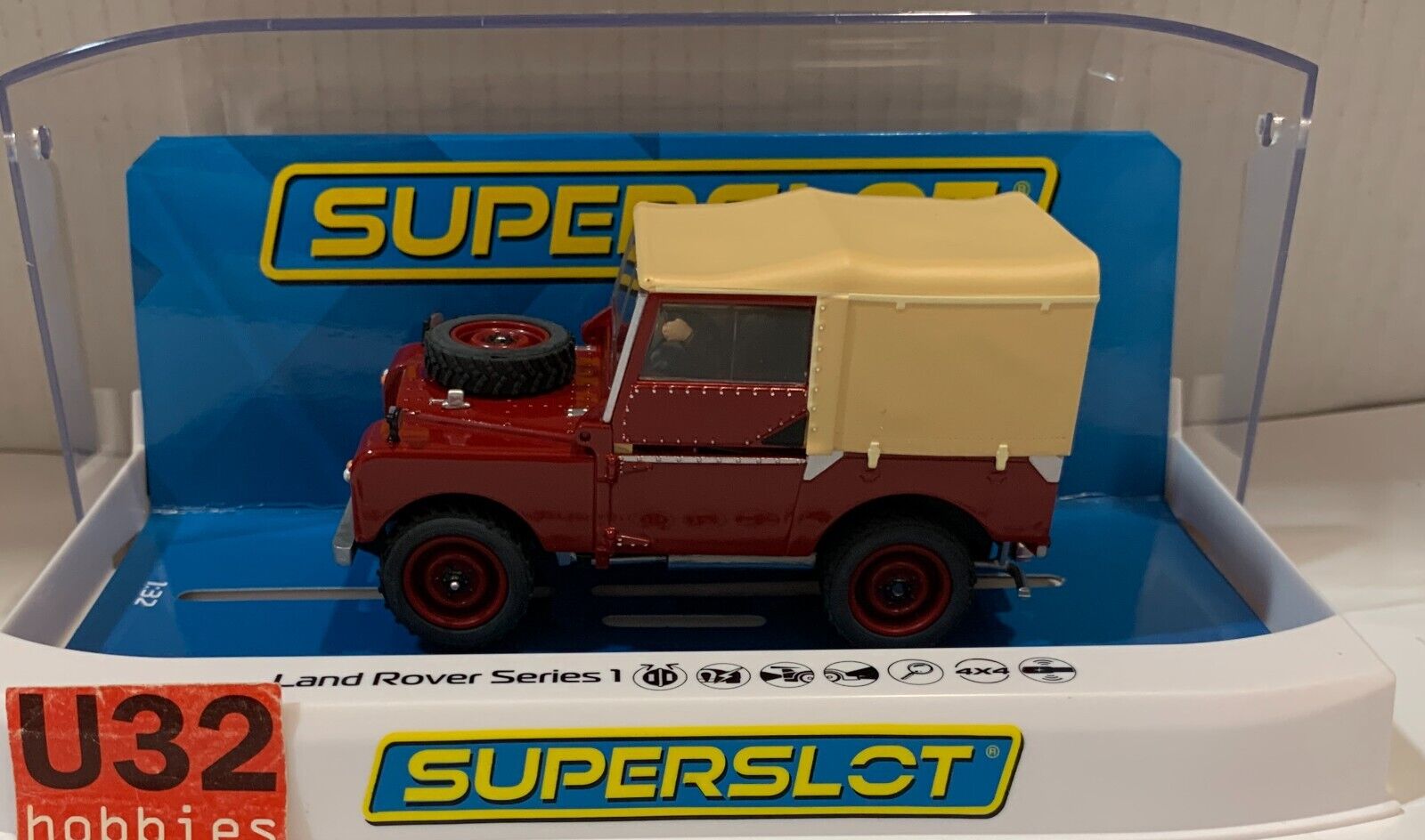 Slot Car Scx Superslot H4493 Land Rover Serie 1 Poppy Red Scalextric UK