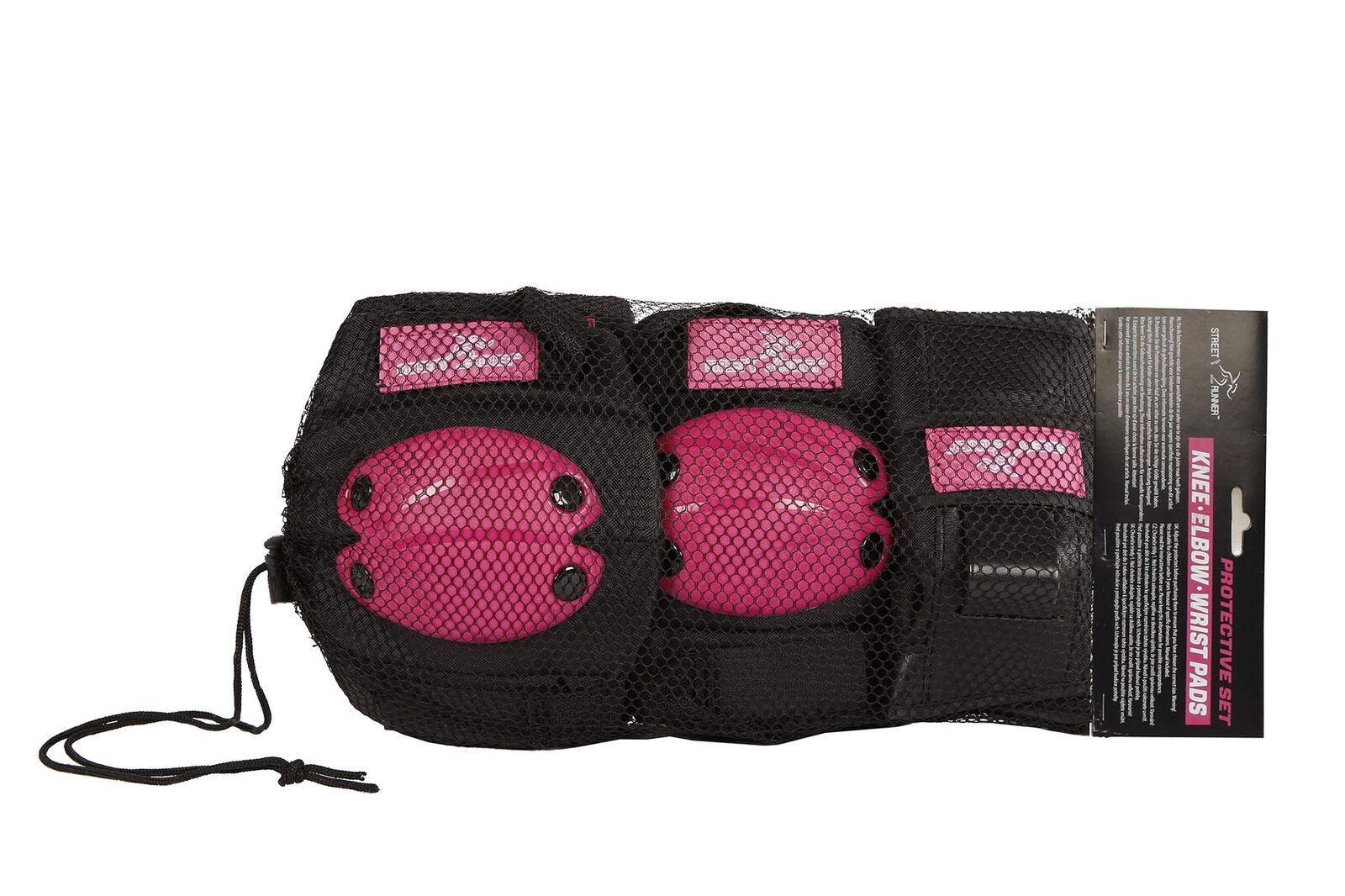 Van Manen 720240 Street Rider Skater Safety Set 6 Pieces (Knee, Elbow and Wrist