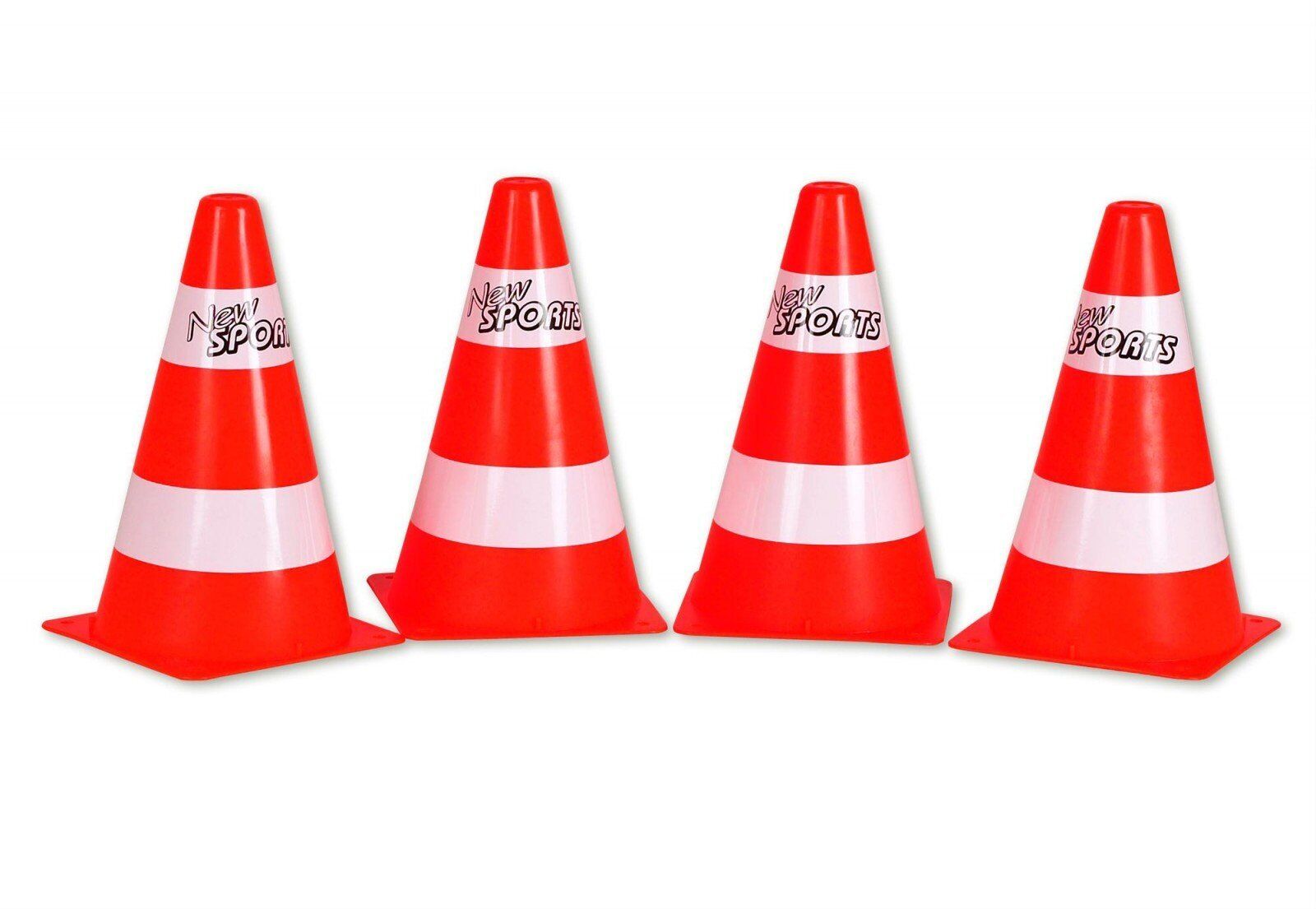 New Sports 63086 Toy Traffic Cones Set of 4 Height 23 cm