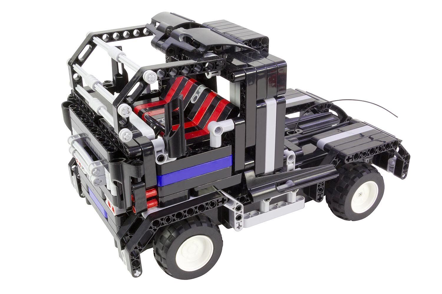 Tekno Toys 2 in 1 85000015 Active Bricks RC Truck and Pushchairs Black