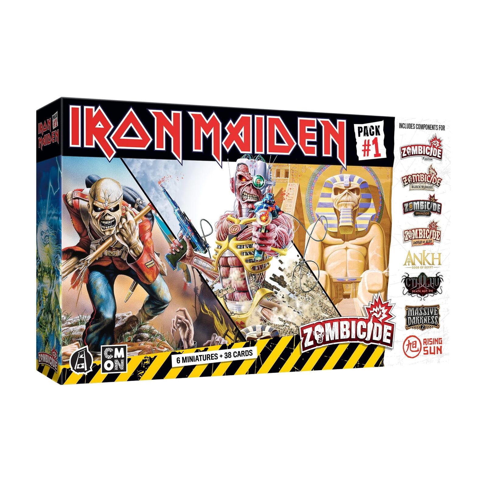 Zombicide Iron Maiden Character Pack #1 - Set of Iron Maiden Miniatures Compatib