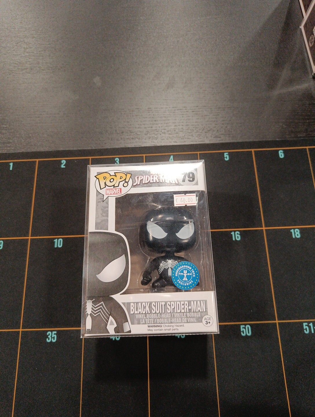 FUNKO POP MARVEL BLACK SUIT SPIDER MAN UNDERGROUND TOYS  NEW!