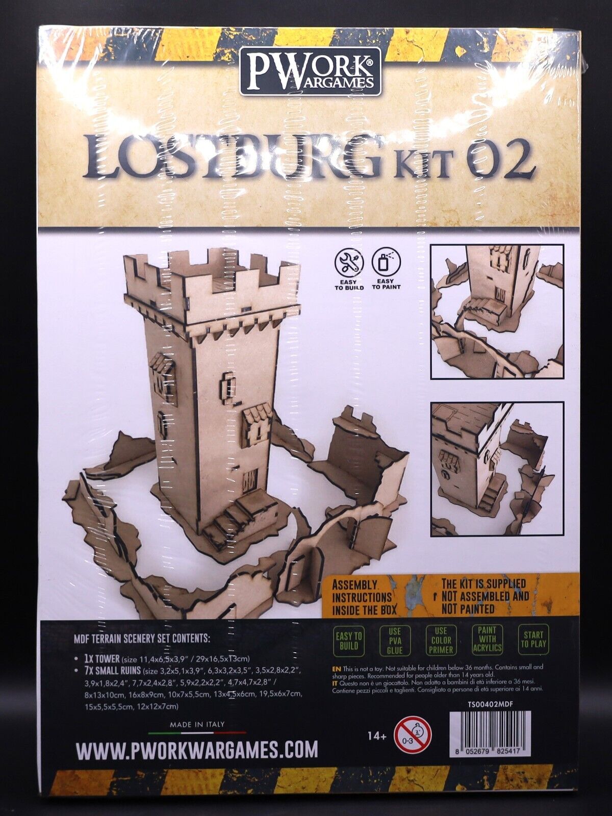 Wargames Terrain Scenery - Lost Burg Kit 02 - Warhammer - Bolt Action - Conquest