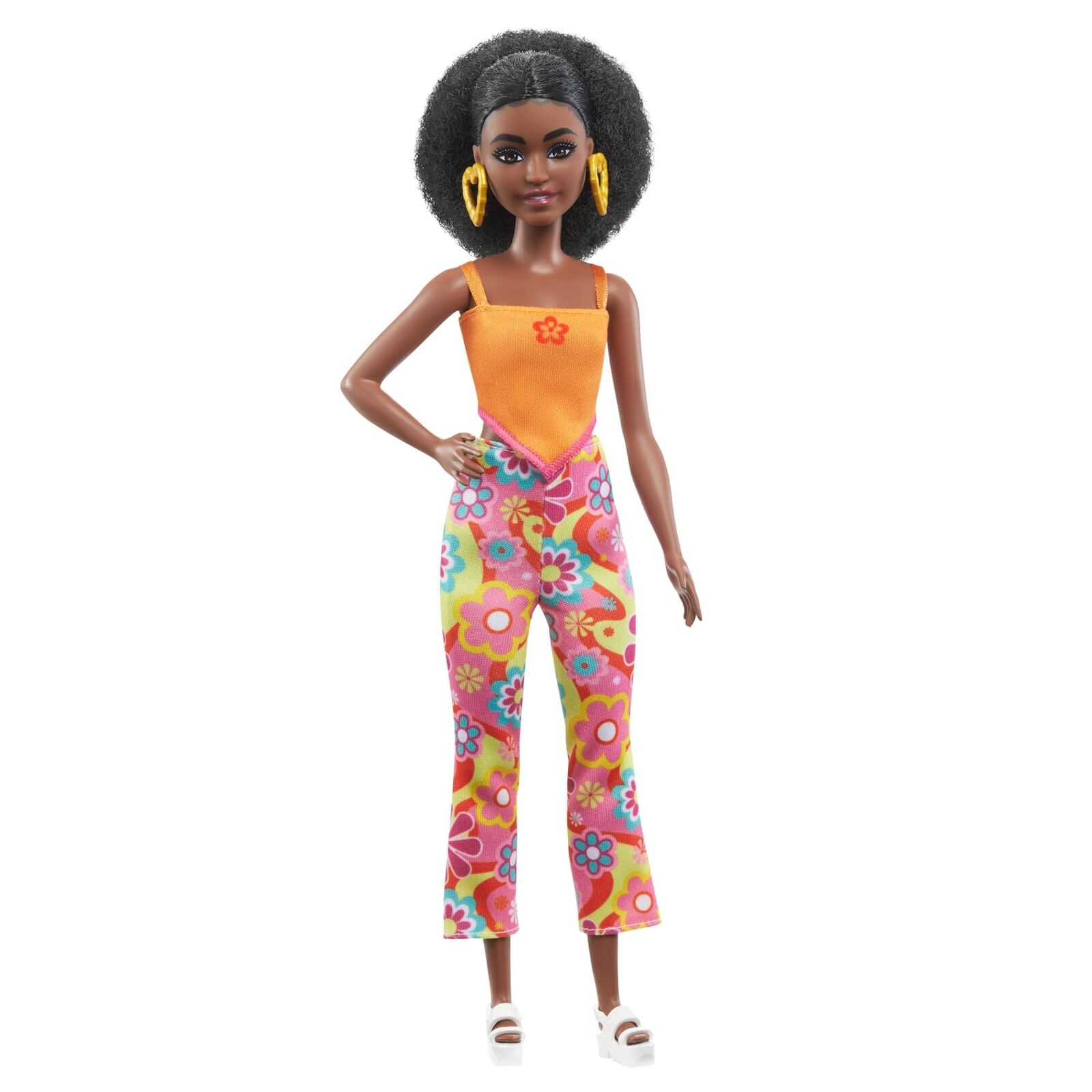 Barbie Doll, Kids Toys, Curly Black Hair and Petite Body Type, Barbie Fashionist
