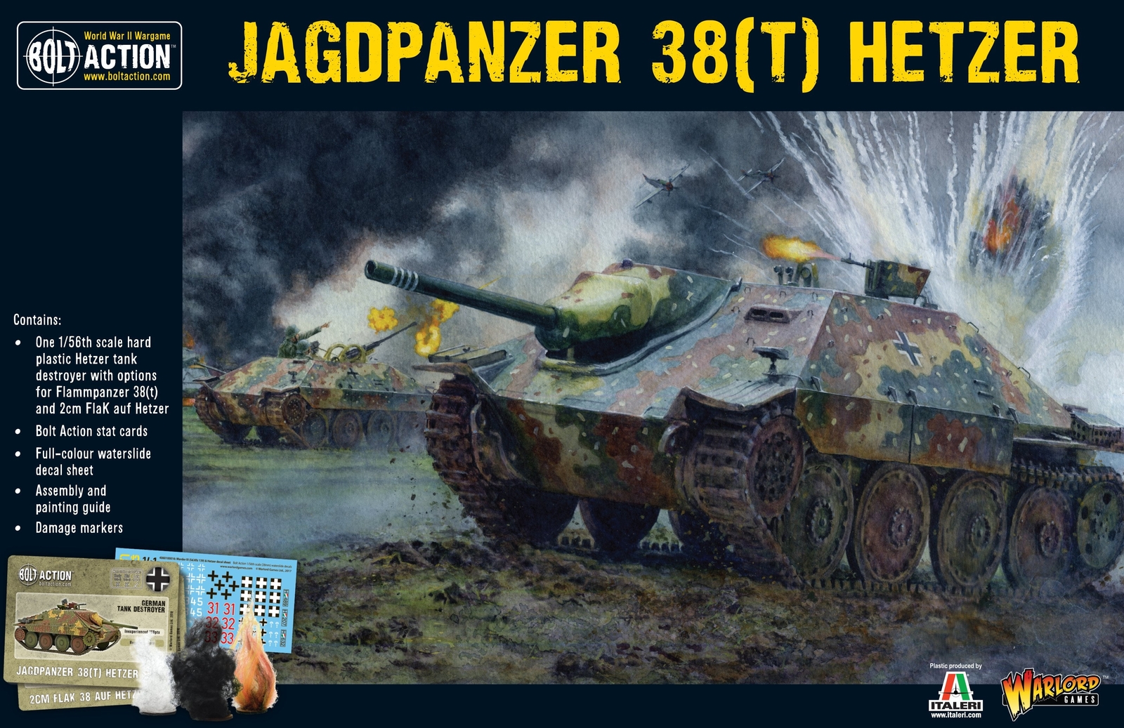 Bolt Action Warlord Games, miniatures - Hetzer