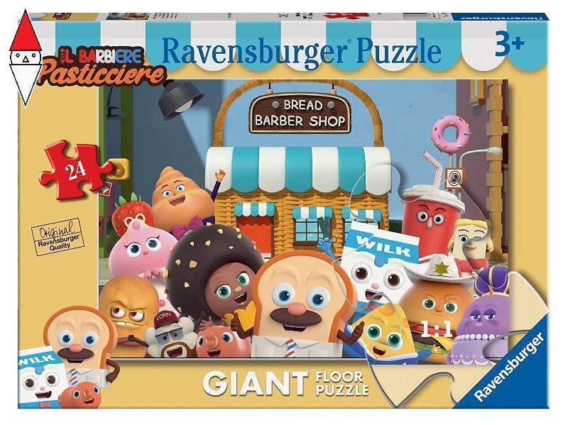 PUZZLE RAVENSBURGER PUZZLE 24 GIANT PAVIMENTO BARBIERE PASTICCERE