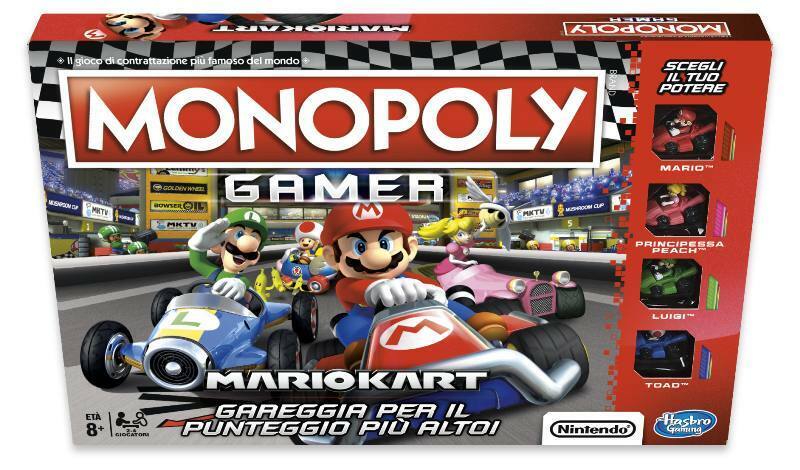 Hasbro Monopoly edizione in italiano - Gamer Mario Kart novità di Hasbro cod. E1
