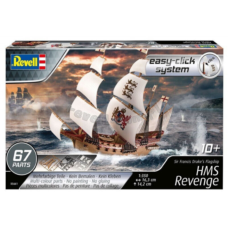 Revell 05661 HMS Revenge Easy-Click SHIP SCALE 1/350 NEW