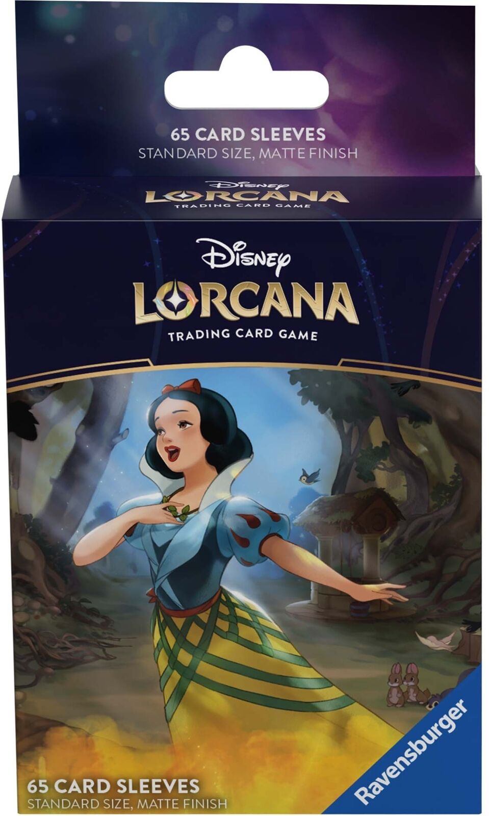 BUSTINE PROTETTIVE set 4 BIANCANEVE ravensburger LORCANA il ritorno di ursula SN