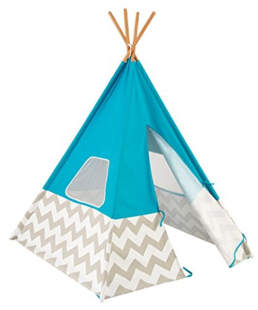 (TG. 162 cm) KidKraft-Deluxe Play Teepee Tenda dei Nativi Americani per Bambini,