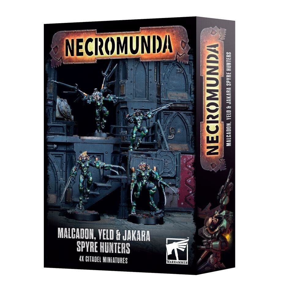 MALCADON YELD E JAKARA SPYRE HUNTERS set di 4 miniature CITADEL warhammer NECROM
