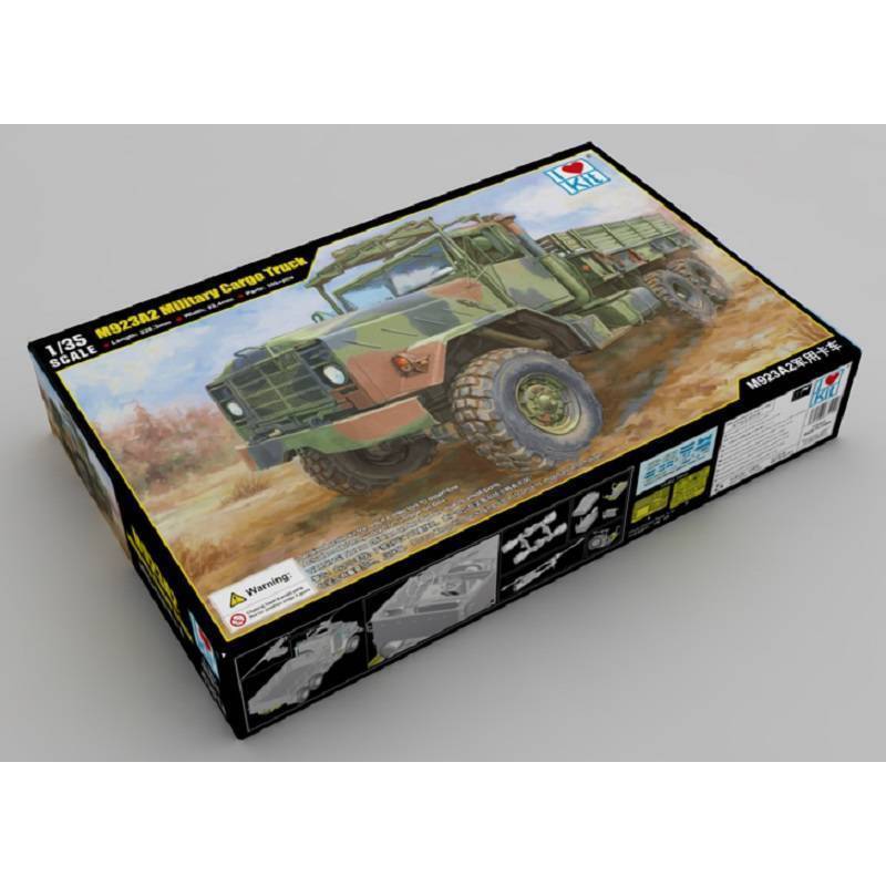 Modellino Camion M923a2 Military Cargo ILOVEKIT 63514 1:3 5 Char