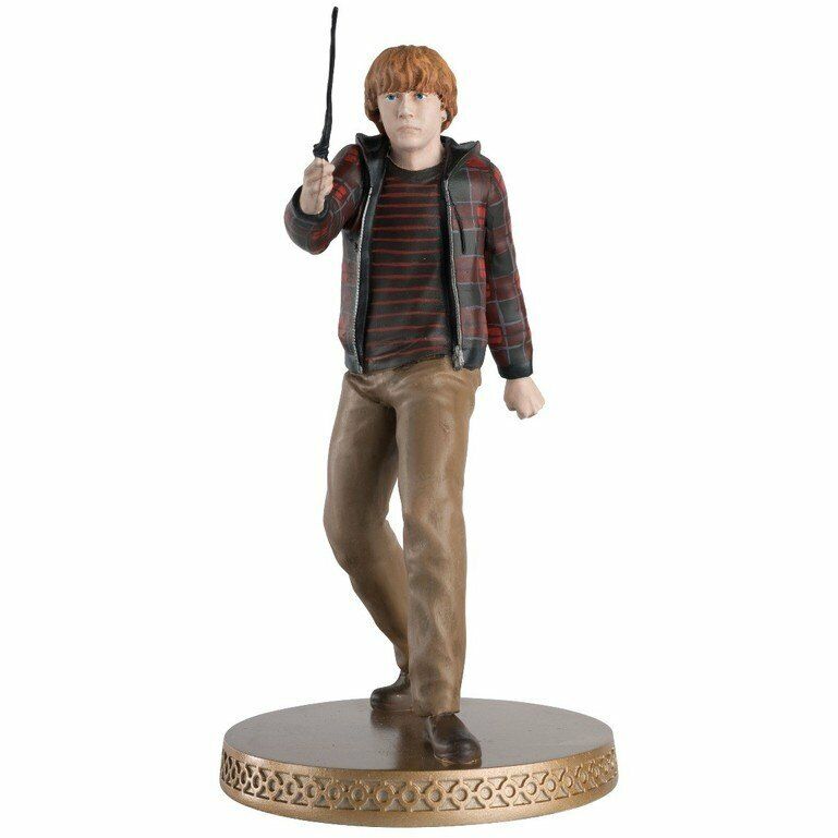 Wizarding World Figurine Collection Eaglemoss 1:16 Ron 7th Year With Box