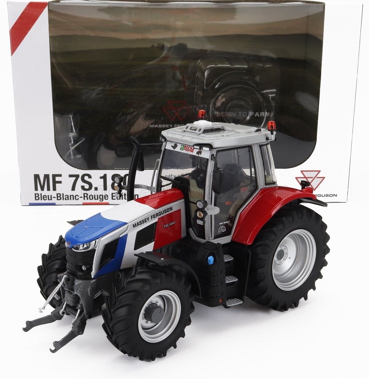 MASSEY FERGUSON - MF7S.180 TRACTOR 2022 - RED WHITE BLUE