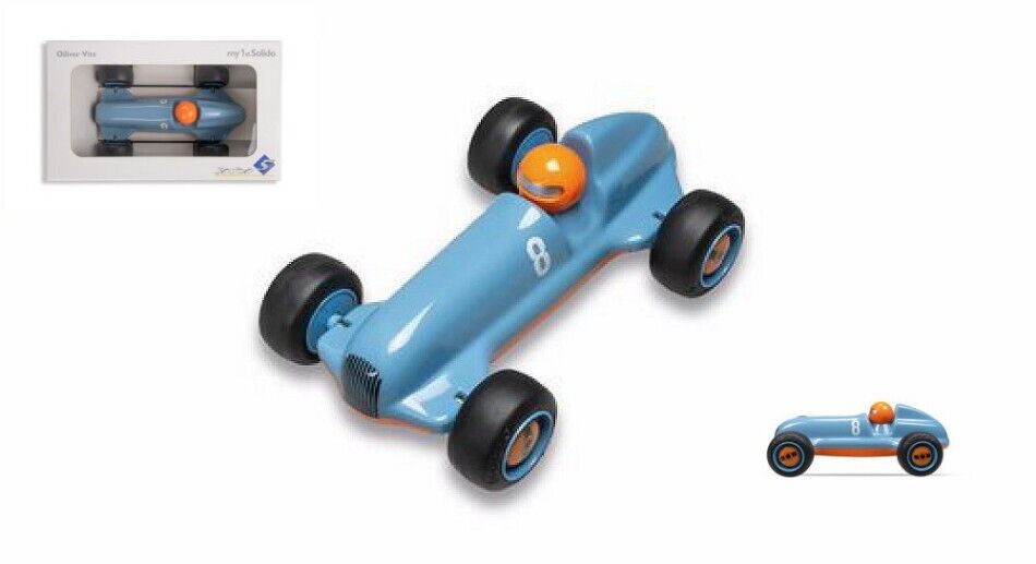 1st Solido Racer Oliver Vite Gulf Blue 2021 15cm. Model SOLIDO