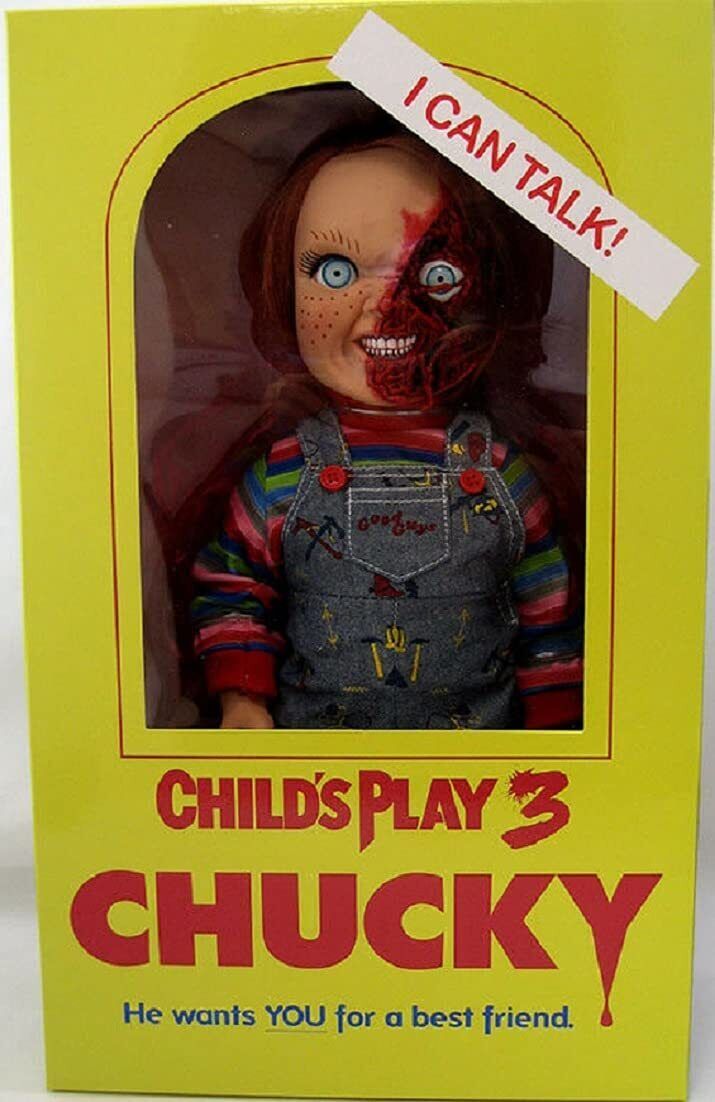 Mezco Child's Play 3: Chucky Talking Doll Pizza Face Version Standard