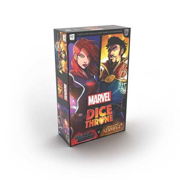 USAopoly Marvel Dice Throne   2 Hero Box Featuring Black Widow; Doctor Strange