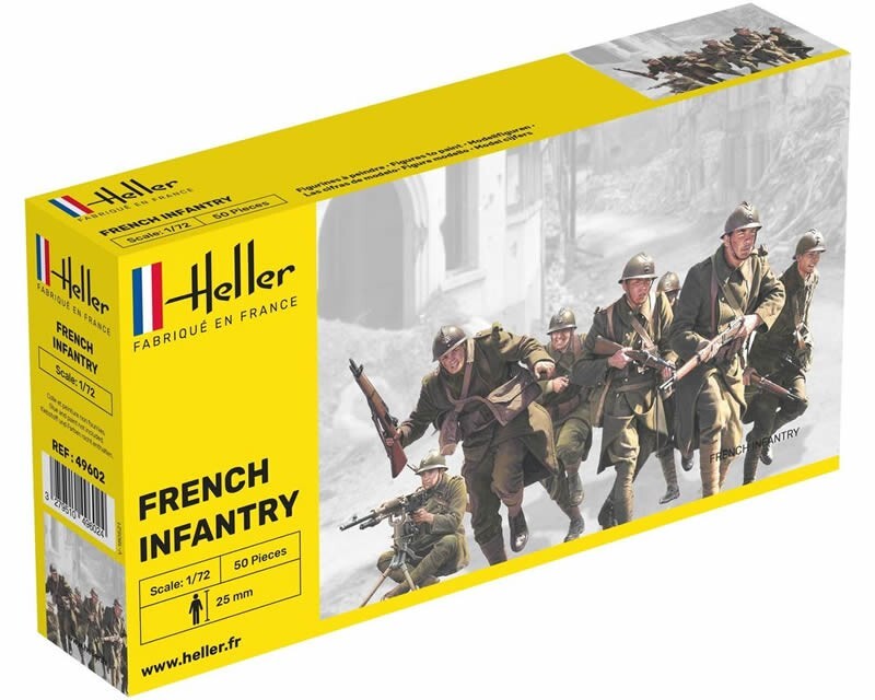 Heller French Infantry 1:72 49602 modellismo